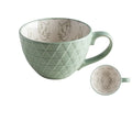 Axyaa Ceramic Breakfast Mug Large Capacity Cute Coffee Cup Home Decor