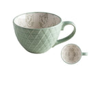 Axyaa Ceramic Breakfast Mug Large Capacity Cute Coffee Cup Home Decor