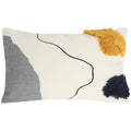Axyaa Abstract Line Colors Handmade Tufted Cushion Cover 45x45cm