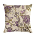 Axyaa Bird Print Cotton Linen Cushion Cover 45X45cm
