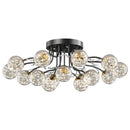 Axyaa Glass ball G9 LED Ceiling Light - Nordic Design for Bedroom and Living Room