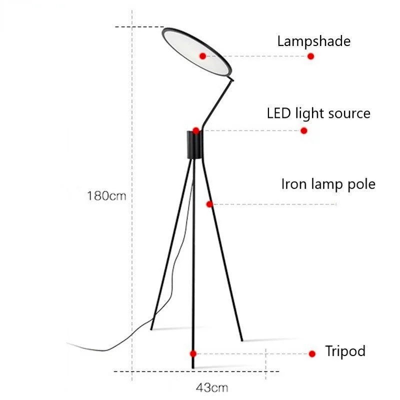 Nordic Postmodern LED Floor Lamp by Axyaa: Stylish Home Décor Lighting