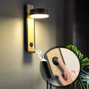 Axyaa Rotatable LED Wall Lamp with Switch for Study Reading Bedroom Living Room