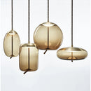Axyaa Modern Nordic LED Glass Pendant Lights for Dining and Bedroom Decor