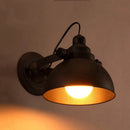 Axyaa Industrial Black Wall Lamp E27 Sconce for Indoor Lighting