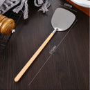 Axyaa Stainless Steel Cooking Utensils Set with Wooden Handle
