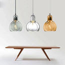 Axyaa Modern Glass LED Pendant Light - Elegant Retro Dining Room and Bar Lamp E27