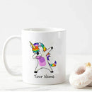 Funny Unicorn Personalized Name Coffee Mug for Axyaa Brand