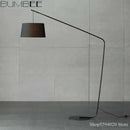 Axyaa Nordic Black Fishing Floor Lamp for Living Room and Bedroom