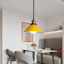 Axya Vintage LED Pendant Light: Stylish Nordic Colorful Ceiling Lamp