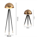 Axyaa Modern Tripod Floor Lamp for Living Room, Bedroom - Luxury Nordic Mushroom Design