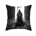 Axyaa Halloween Anime Polyester Cushion Cover Ghost Skull Pumpkin Throw Pillow