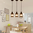 Axyaa Vintage Glass Pendant Lamp for Dining Room & Cafe