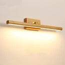 Axyaa Wood and Copper LED Rotatable Wall Lamp for Nordic Modern Home Décor