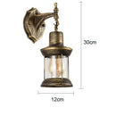Axyaa Industrial Glass Wall Lamp for Bar Cafe Bedroom Aisle Corridor Stairway