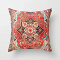 Axyaa Ethnic Style Short Plush Pillow Cover - Chinese Printing Sofa Cushion Cover