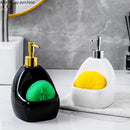 Axya Ceramic Dual Purpose Lotion Bottle & Soap Dispenser for Bathroom