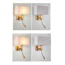 Axyaa Vintage Swing Arm Wall Lamp - Bronze Finish Bedside Reading Light