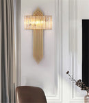Axyaa Crystal Wall Lamp: Modern Living Room Bedroom Lighting Fixtures