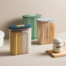 Axyaa Plastic Food Storage Container Set with Hermetic Lid
