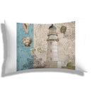 Axyaa Sea Lighthouse Shells Plush Pillowcase - Home Decoration Sofa Cushion Cover