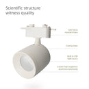 Axyaa 7W LED Track Spotlight for Living Room Shop Lighting