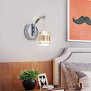 Axyaa Crystal LED Wall Sconce Modern Decorative Lamp for Home Bedroom