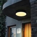 Axyaa LED Wall Lamps: Waterproof Round/Oval Outdoor Ceiling Light for Garden and Bathroom