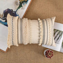 Axyaa Bohemian Cotton Cushion Cover 30x50cm/45x45cm Beige for Home Decor