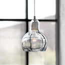 Axyaa Modern Glass LED Pendant Light - Elegant Retro Dining Room and Bar Lamp E27