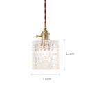 Axyaa Glass Pendant Lights: Nordic Japan Style, Edison Industrial Vintage Lamp for Bar, Cafe, Living Room