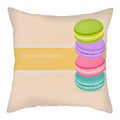 Axyaa Biscuits Cake Print Decor Pillow Cover for Home Sofa Decoration