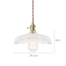 Axyaa Glass Pendant Lights: Nordic Japan Style, Edison Industrial Vintage Lamp for Bar, Cafe, Living Room