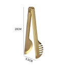 Axyaa Stainless Steel BBQ Steak Tongs - Hollow Grill Clamp & Kitchen Utensil