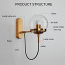 Axyaa Loft LED Wall Light for Modern Home Indoor Decor with E27 Bulb sockets