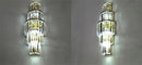 Axyaa Crystal Wall Lamp: Luxury Gold/Silver Sconce for Living Room & Home Decor