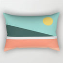 Axyaa Velvet Lumbar Pillow Cover for Sofa and Bedroom