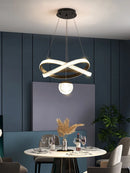 Axyaa Modern Minimalist Three-Head Chandelier for Dining Room and Bedroom