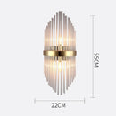 Axyaa Crystal Wall Lamp for TV Background, Living Room, Dining, Bedroom - Modern LED Lighting