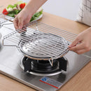 Axyaa Stainless Steel Mini Gas BBQ Grill for Outdoor Cooking
