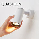 Axyaa Rotating LED Wall Lamp: Small Spotlight for Home Decors & Bedside, Nordic Design