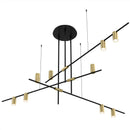 Axyaa Scandinavian LED Ceiling Chandelier for Dining and Living Room