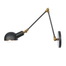 Axyaa Loft Adjustable Wall Lamp Long Arm Retro Reading Light