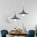 Axyaa Gray Industrial Pendant Light for Living Room Luminaire