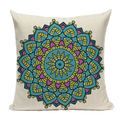 Bohemian Linen Cushion Cover 45x45 for Sofa - Axyaa Brand Home Decor