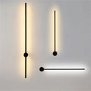 Axyaa Black LED Wall Sconce Modern Living Room Bedroom Lamparas