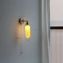 Axyaa Copper LED Wall Light Pull Chain Switch Bathroom Mirror Stair Sconce