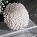 Axyaa Soft Velvet Hand Towel Ball - Super Absorbent Bathroom Kitchen Accessory