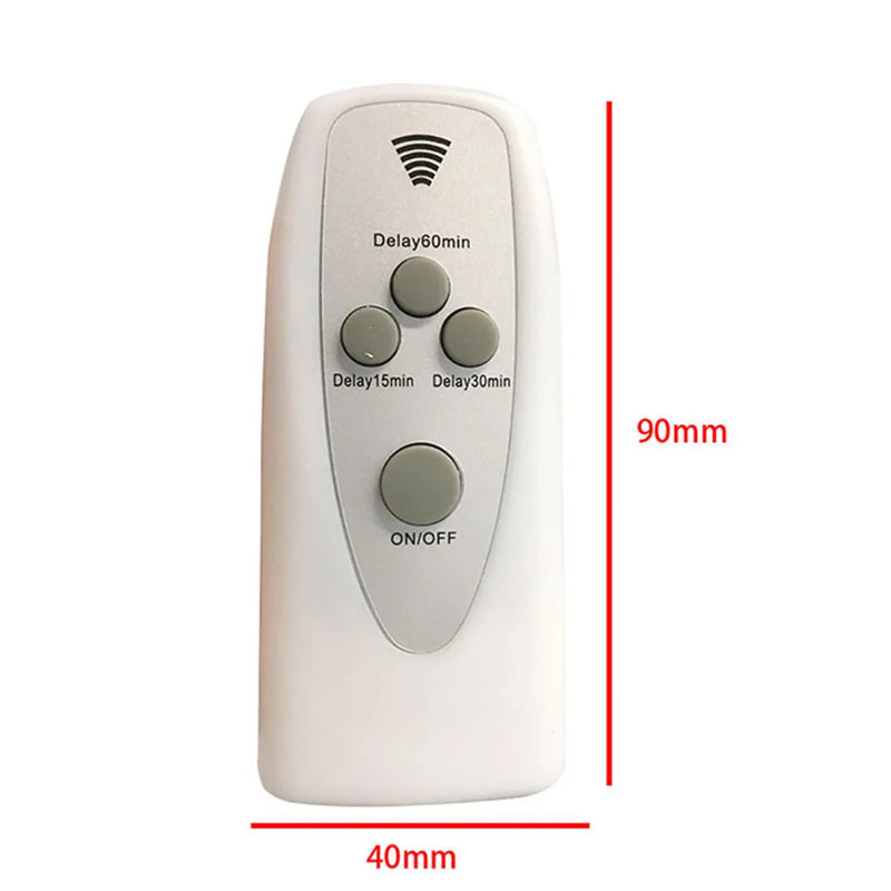 Axyaa Wireless E27 LED Lamp Base with Timer for Home Bedroom