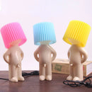 Axyaa Naughty Boy LED Night Light: Fun Bedside Cartoon Lamp for Kids
